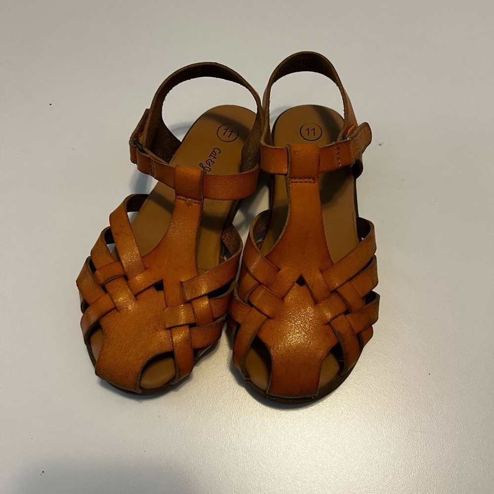 Cat & Jack Tan Kids Sandals